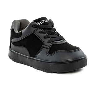 Youth Solid Black Shoes