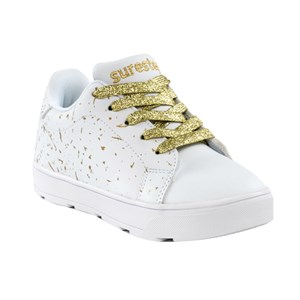 Youth Shoes - White & Gold
